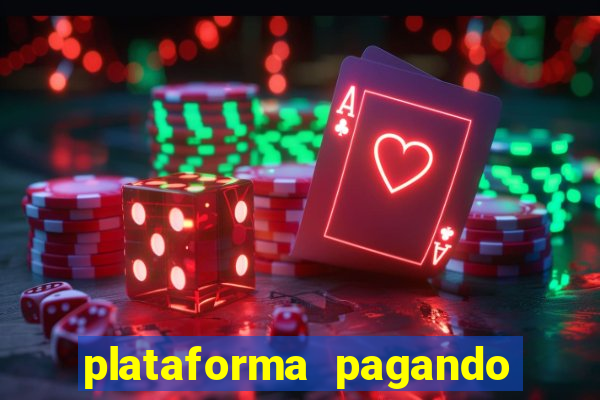 plataforma pagando fortune tiger